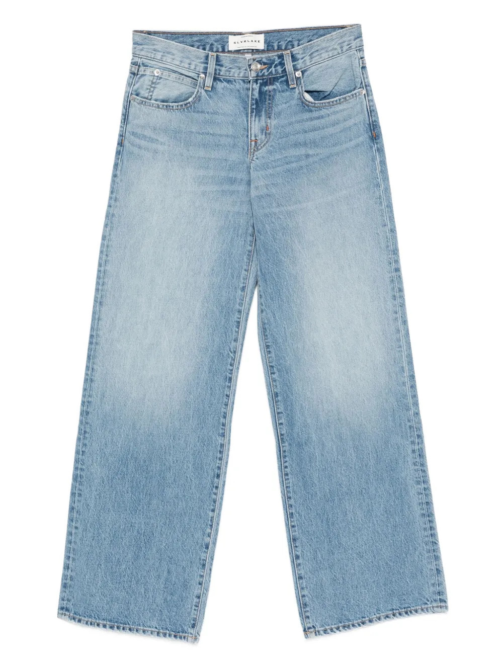 SLVRLAKE Lexi straight-leg jeans - Blue | Farfetch Global