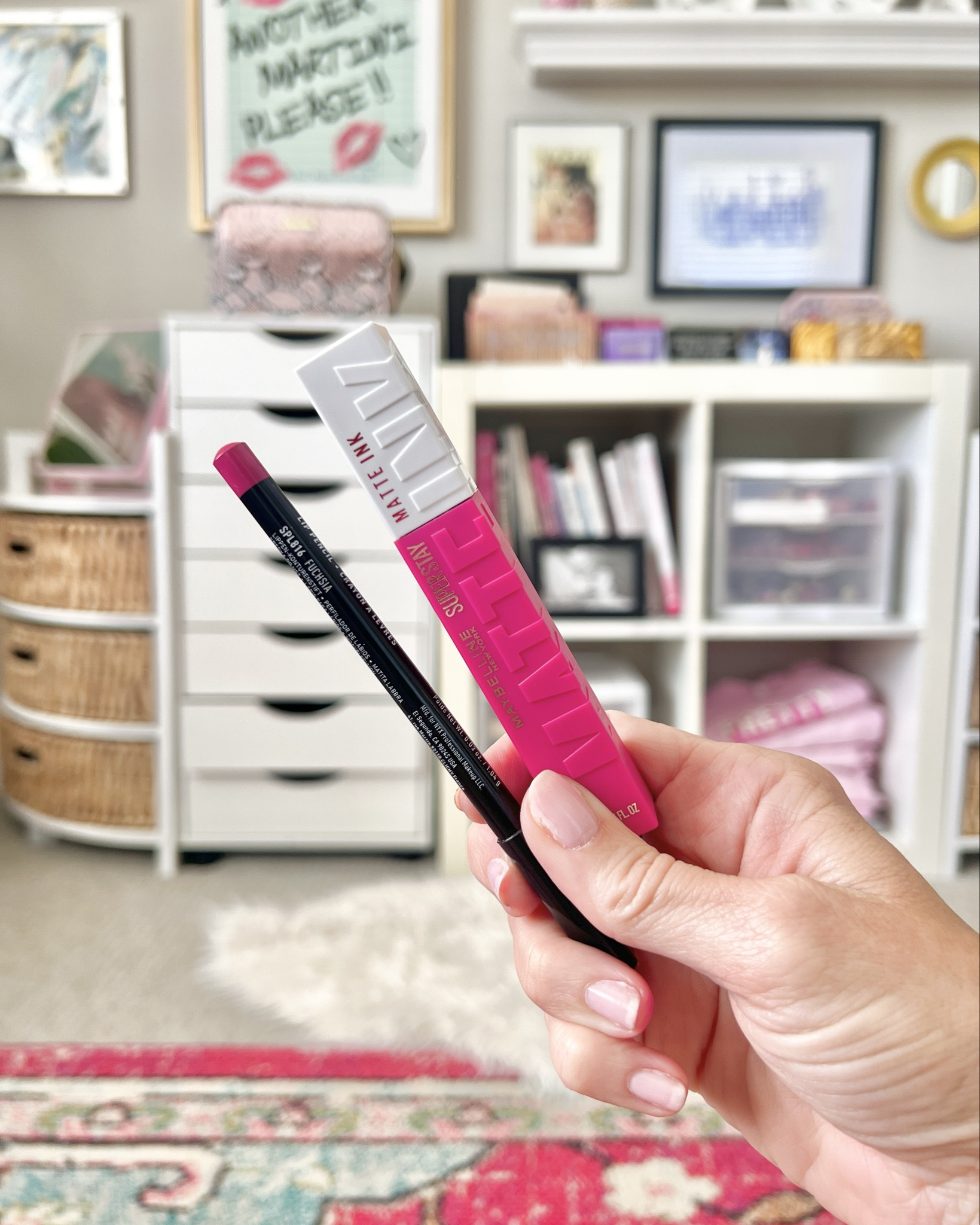 🩷HOT PINK LIPS that won’t budge. Swipe for the after 👉🏼 // liner : fuchsia // lipstick : romantic 

#LTKFindsUnder50 #LTKOver40 #LTKBeauty