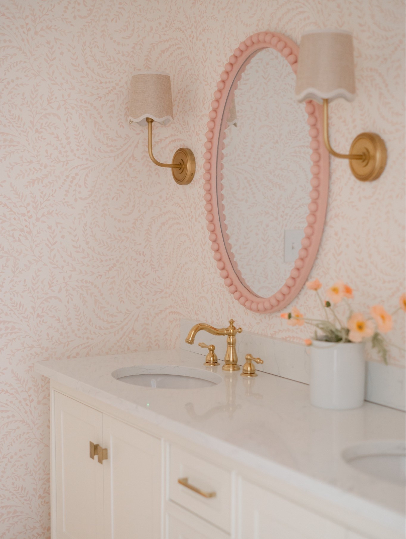 Been getting a lot of questions about this mirror! I found the mirror at Kirkland, and painted it pink myself. I’ve linked a similar mirror 💞🔗

#LTKHome