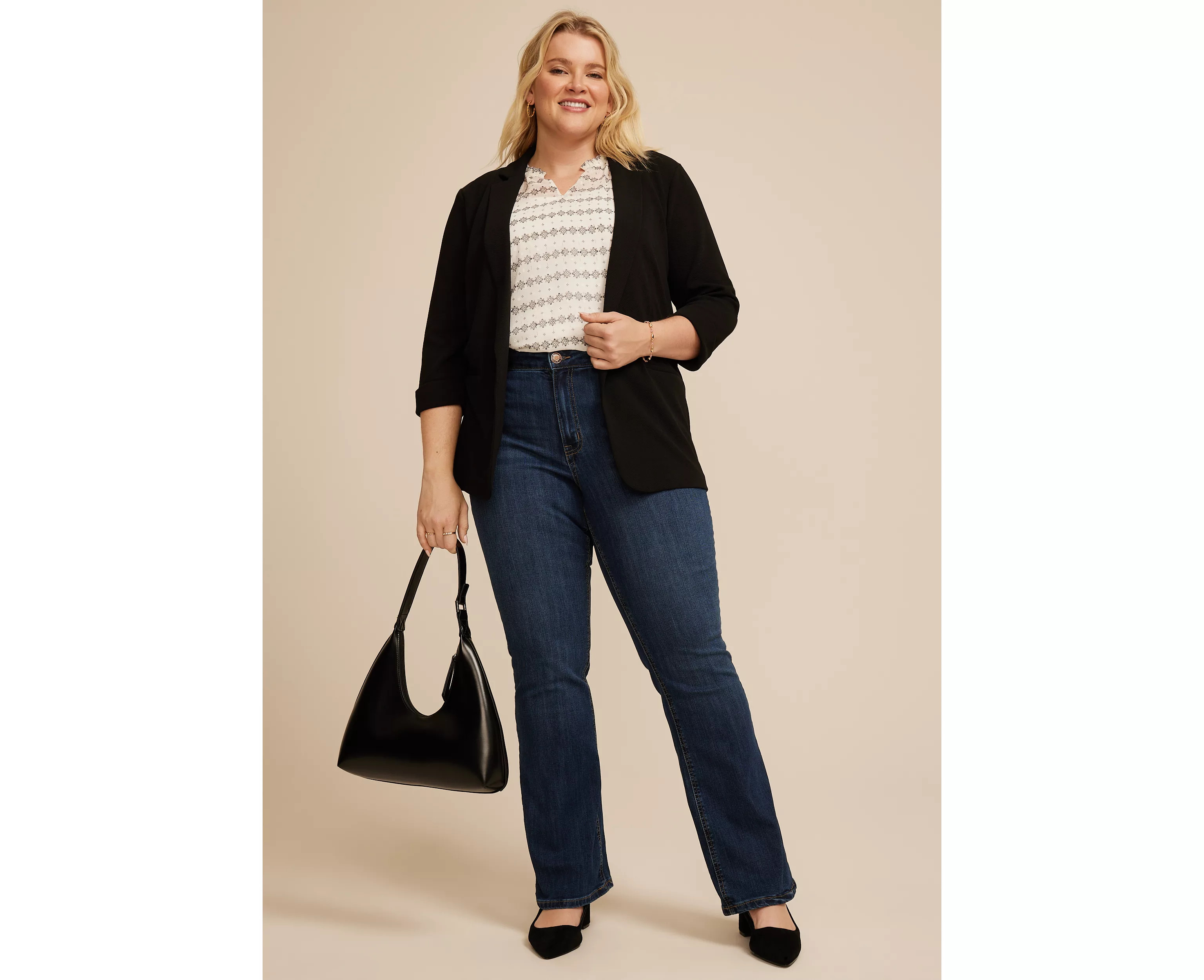 Plus Size m jeans by maurices\u2122 Classic Curvy High Rise Slim Boot Jean | maurices | Maurices