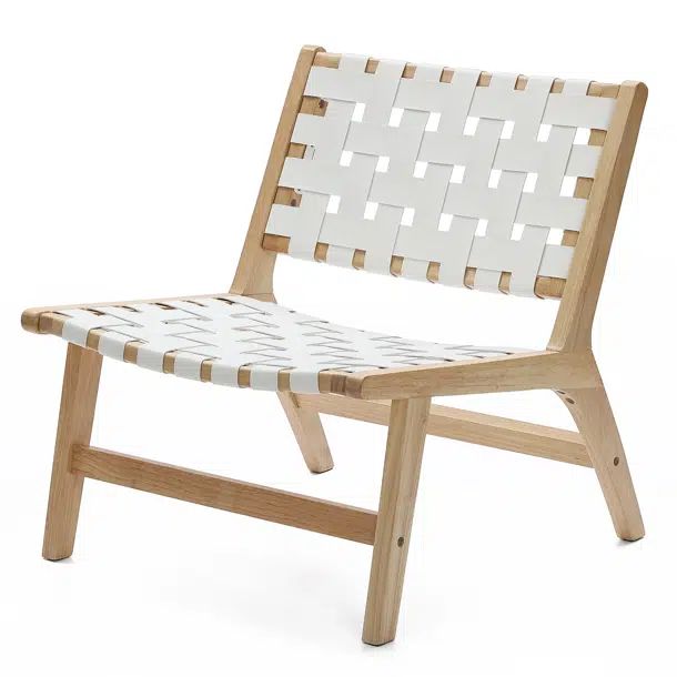 Devonya Rubberwood Outdoor Armless Lounge Chair | Wayfair North America