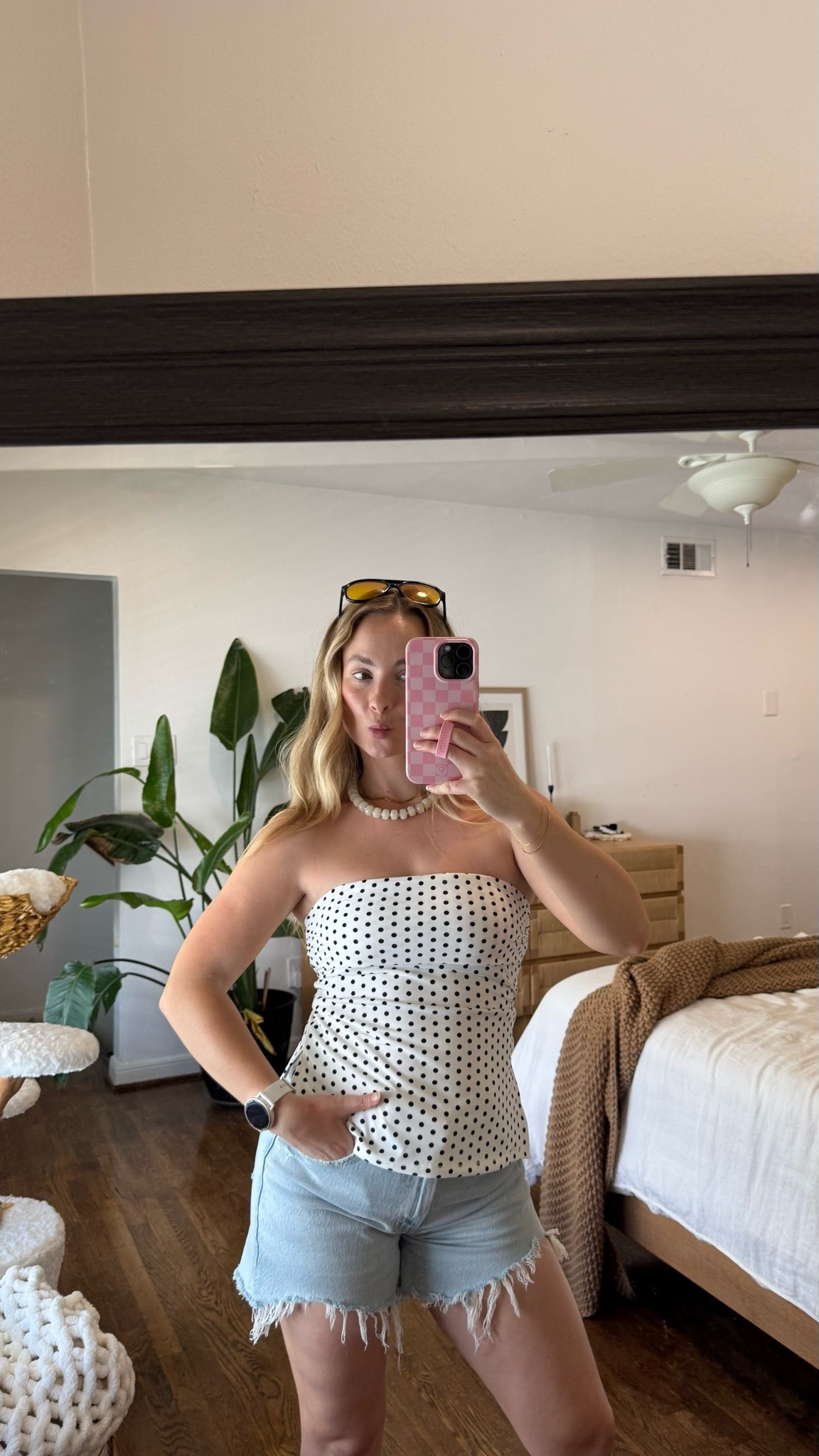 Cute chic summer outfit | loving this strapless tube top! Wearing size small

#LTKootd