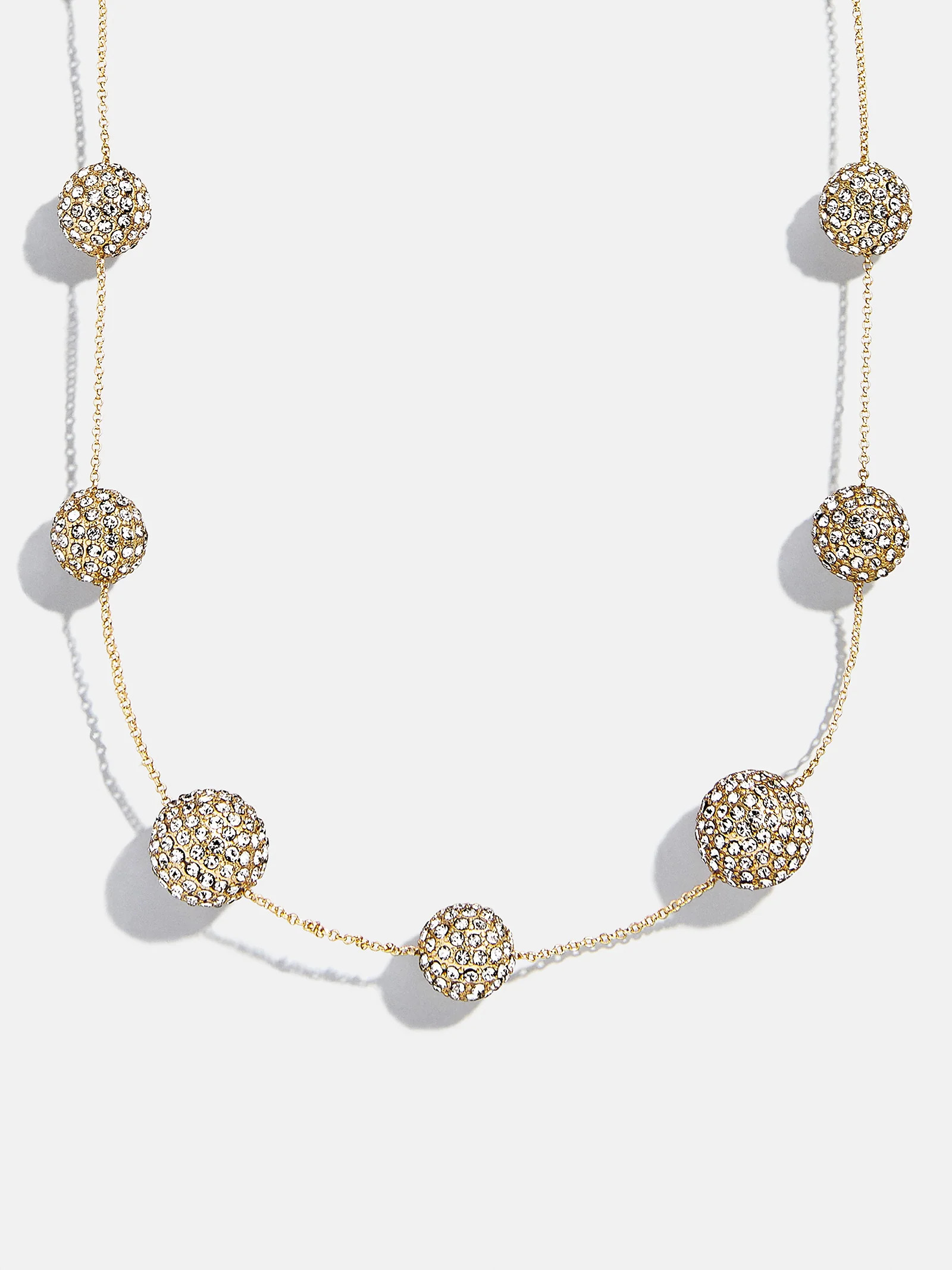 Blair Necklace - Gold/Pavé | BaubleBar