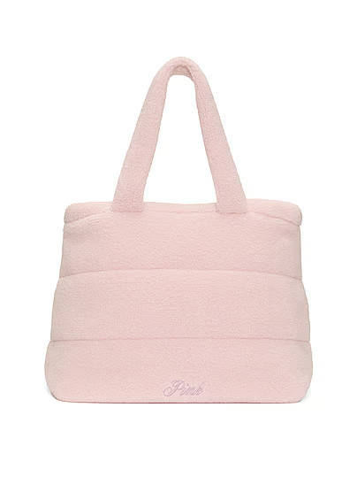 Cozy Plush Tote, Pink, One Size - Women's Bags - Victoria's Secret | Victoria's Secret (US / CA )