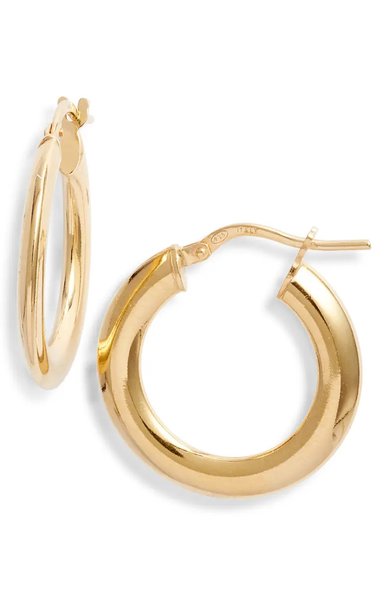 Argento Vivo Sterling Silver Tube Hoop Earrings | Nordstrom | Nordstrom