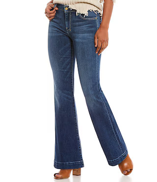 Tailorless Dojo Flare Leg Jeans | Dillard's
