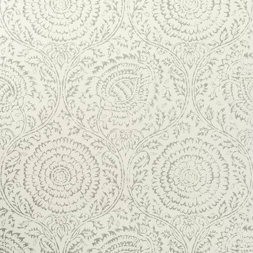 Baker Lifestyle Kamala Silver Wallpaper | DecoratorsBest