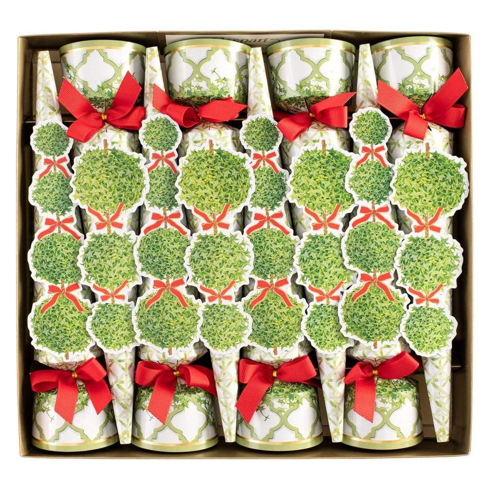 Topiaries Cone-Shaped Celebration Christmas Crackers | Over The Moon
