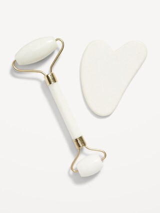 Jade Gua Sha & Jade Face Roller for Adults | Old Navy (US)