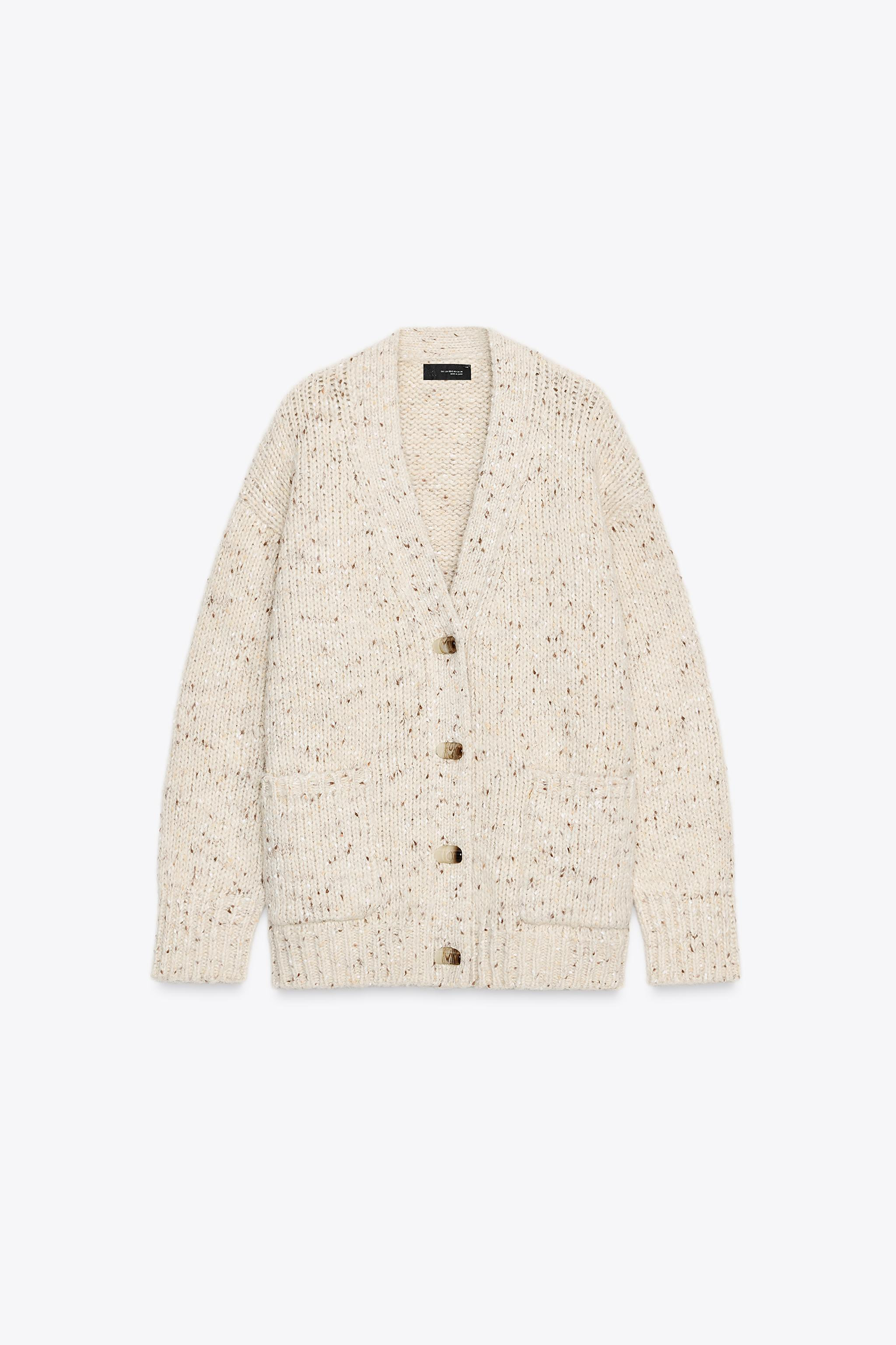 OVERSIZED KNIT PINCHITA CARDIGAN | Zara US