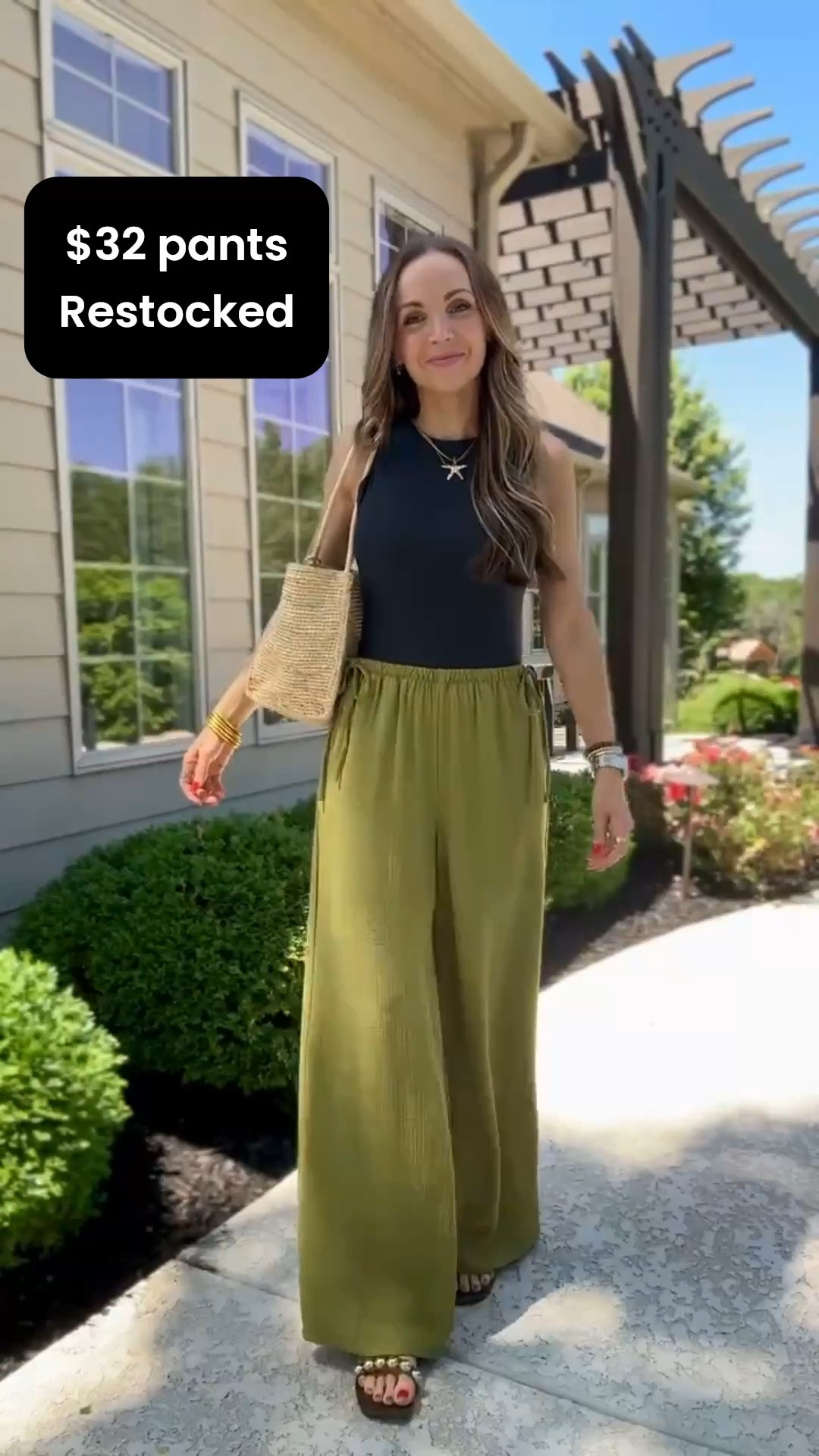 @abercrombie tank 
@Target pants restocked! 
@Madewell bag