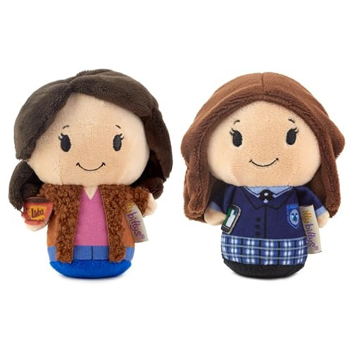 Hallmark itty Bitty Gilmore Girls Plush Toys (Lorelai and Rory) Set of 2, 4" Mini Stuffed Animals, Mom Gift for Mother's Day | Amazon (US)