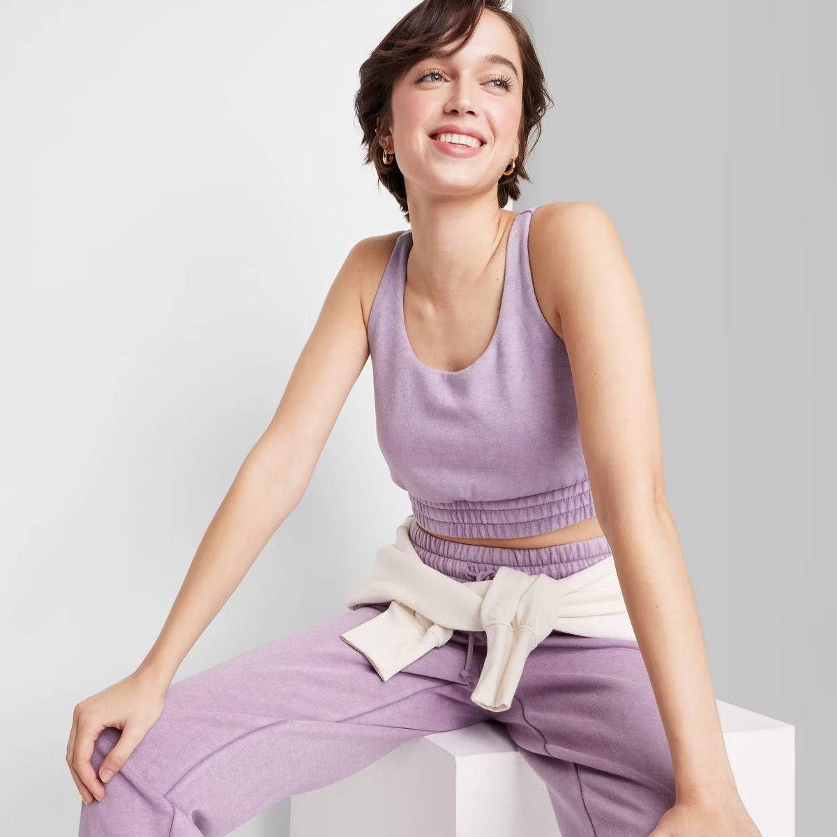 Women's Slim Fit Sweatshirt Bra Tank Top - Wild Fable™ | Target