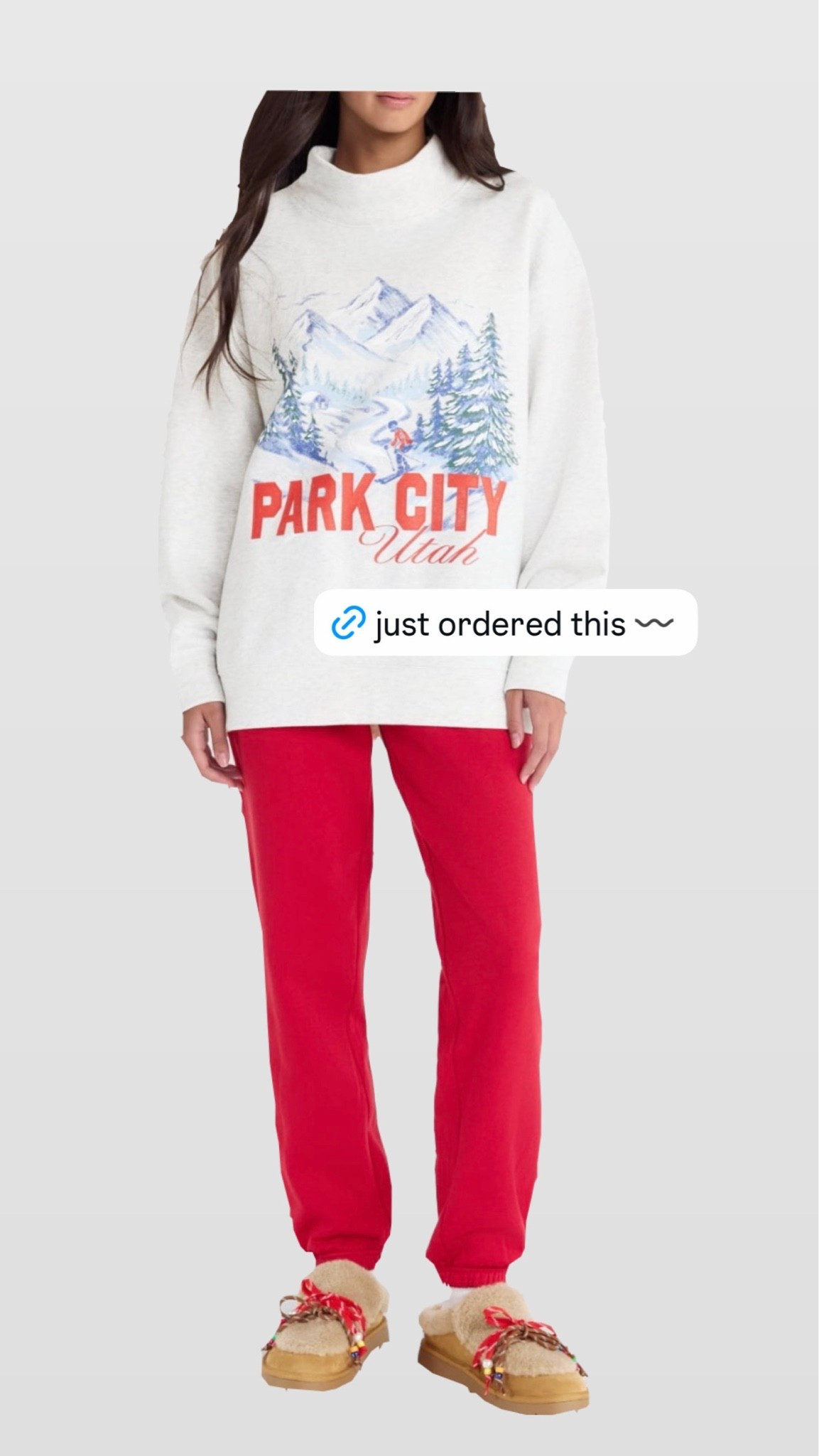 Just ordered this mock neck sweatshirt 〰️

Ski trip 
Comfy lounge wear 
Joggers
Walmart new releases