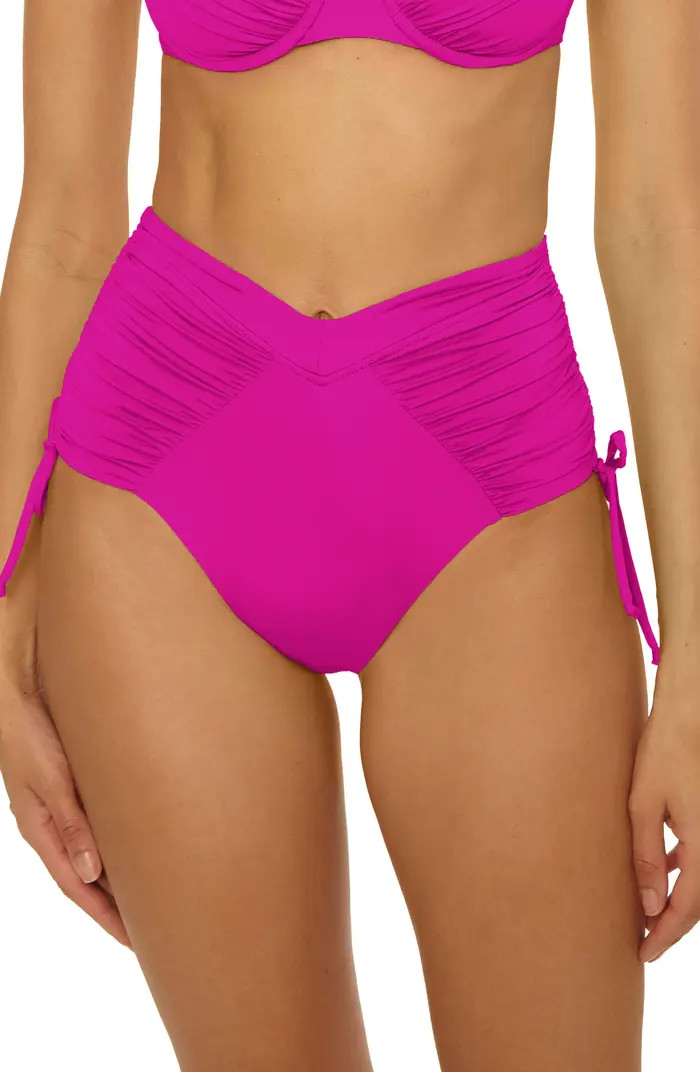 Color Code High Waist Side Tie Bikini Bottoms | Nordstrom