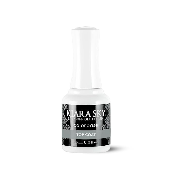 KIARA SKY GEL POLISH TOP COAT 0.5 fl oz | Soak Off, Long Lasting wear and high shine (patented fo... | Amazon (US)