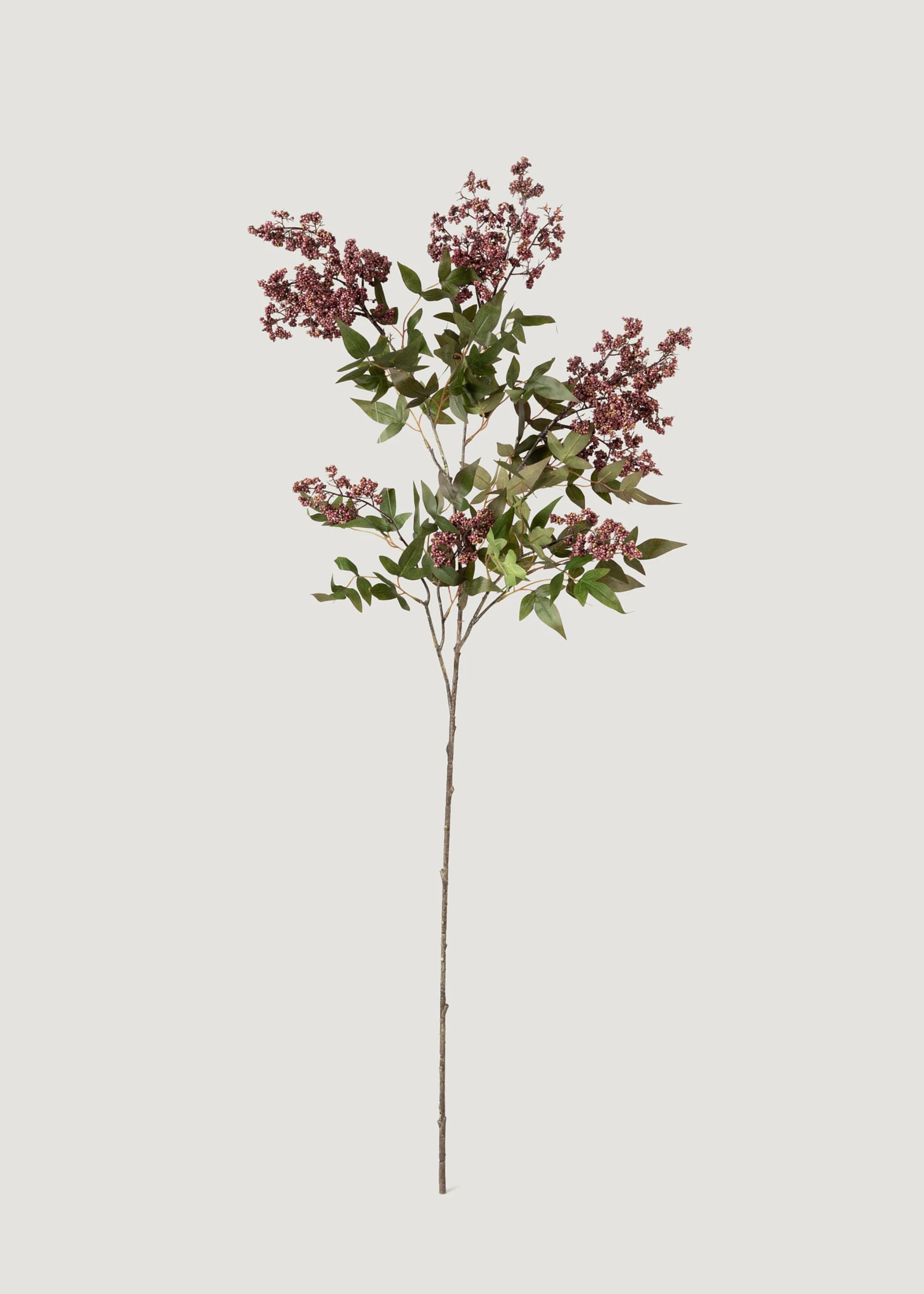 Deluxe Smoke Berry Branch in Dusty Plum | Tall Faux Stems | Afloral | Afloral