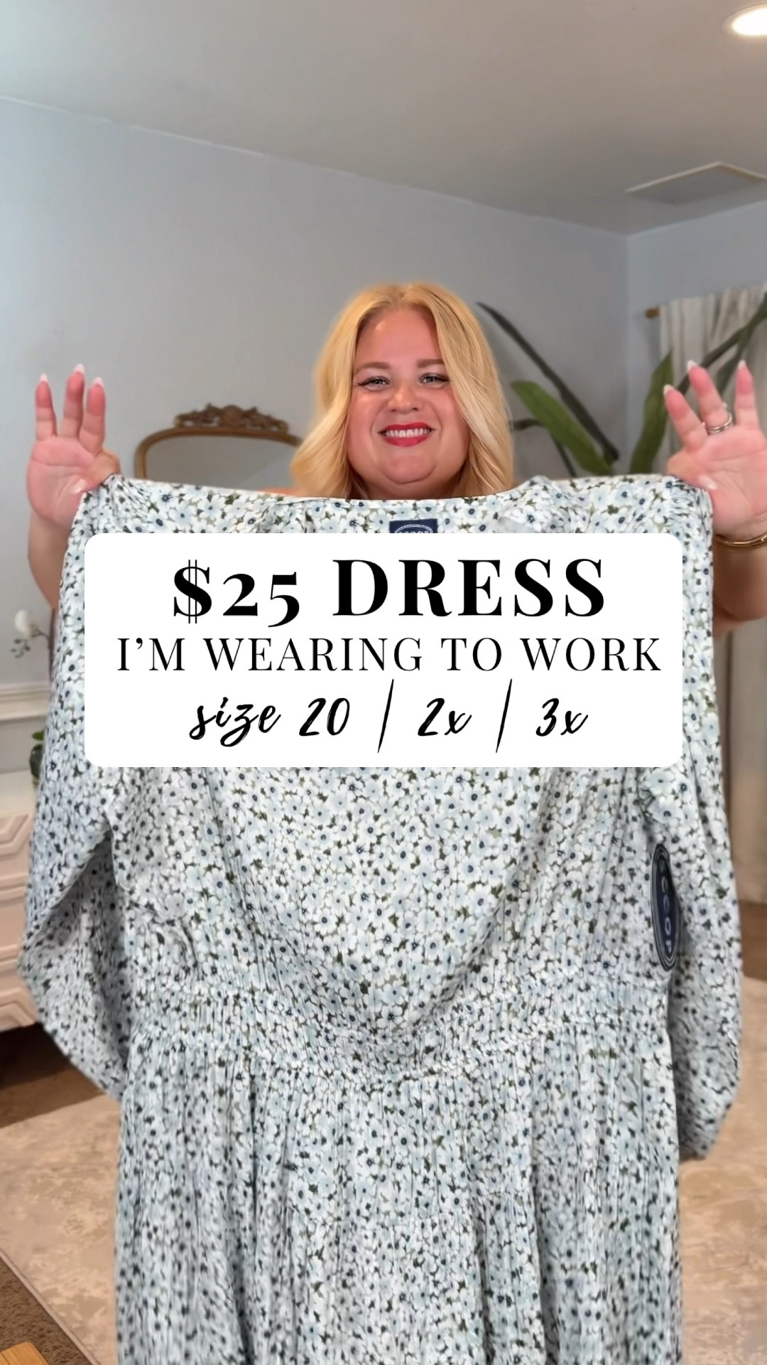 This dress is very lightweight and silky! I absolutely love how it fits and I feel really beautiful in this which makes Mondays a little easier! 
Wearing 2x -fabric is non-stretch

#LTKPlusSize #LTKWorkwear #LTKFindsUnder50