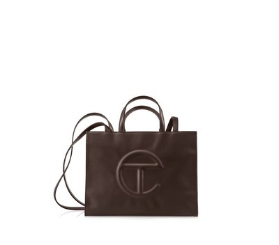 READY TO SHIP - BNWT Telfar Medium Shopping Bag CHOCOLATE Vegan Leather | eBay UK