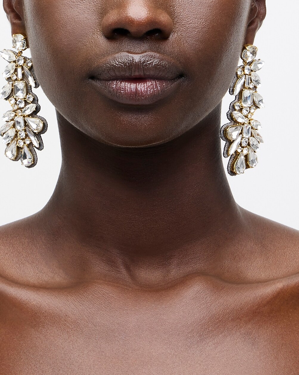 Mosaic crystal earrings | J. Crew US