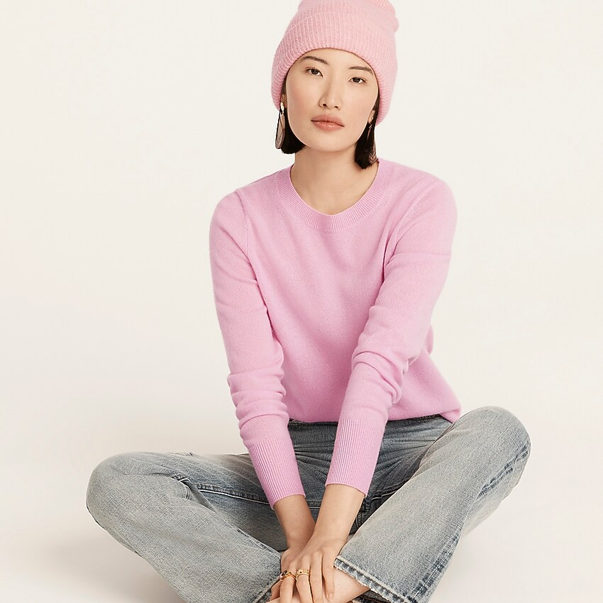 Cashmere classic-fit crewneck sweater | J. Crew US