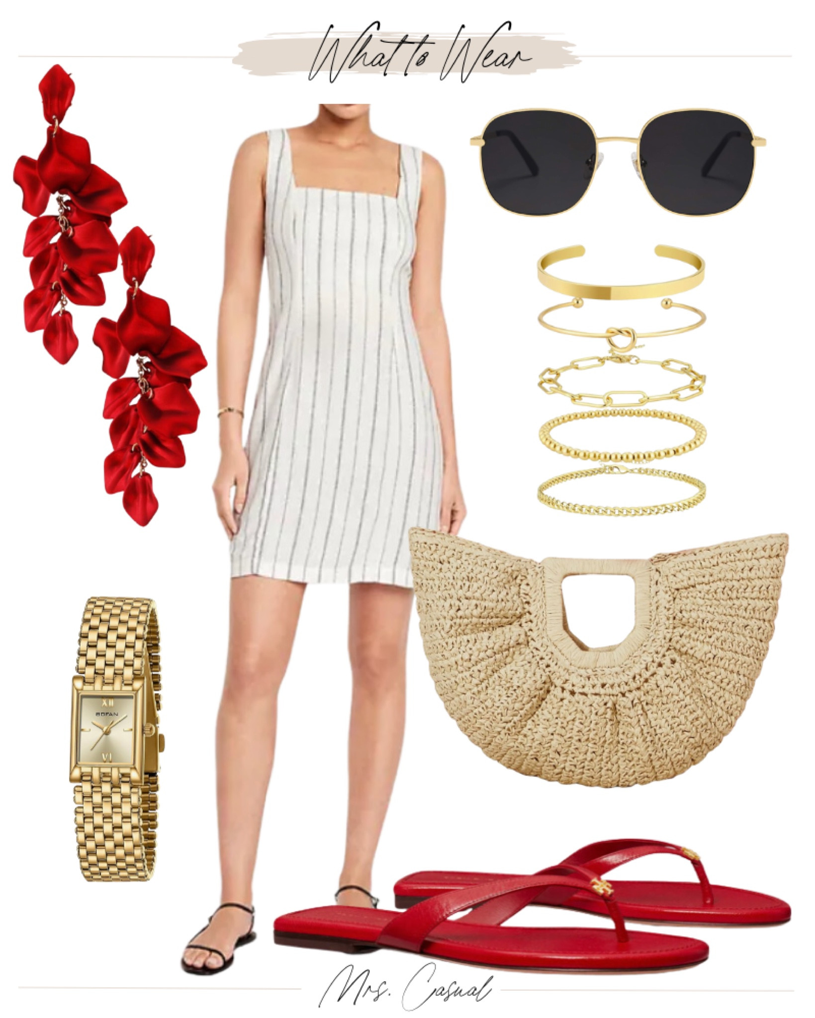 4th of July outfit idea. Old navy $17 dress on sale today! So cute summer style. Red white and blue 

#LTKFindsUnder50 #LTKSaleAlert #LTKStyleTip