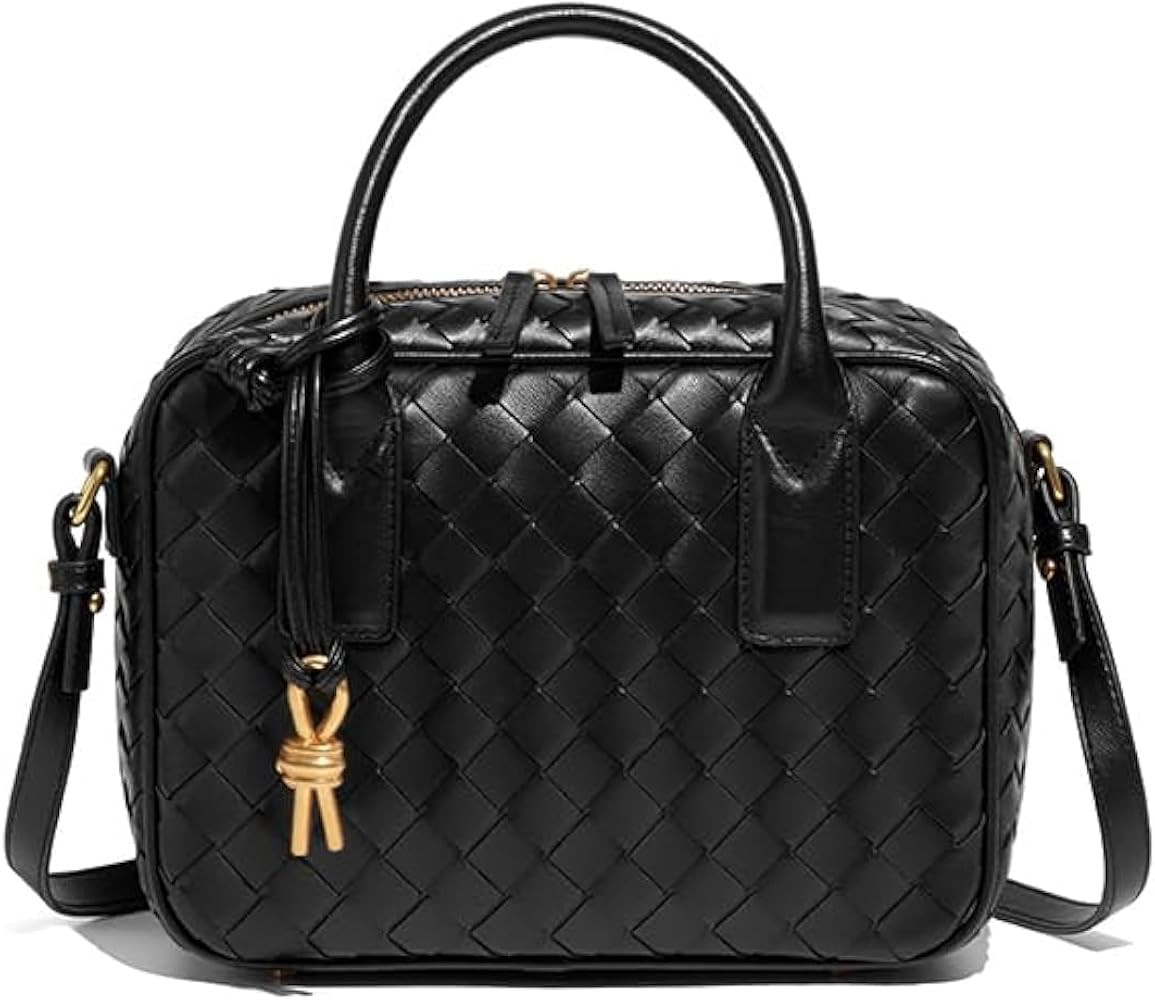 Trendy Woven Crossbody Bag for Women - Woven Top Handle Satchel Handbag - Weaved Hand Purse for L... | Amazon (US)