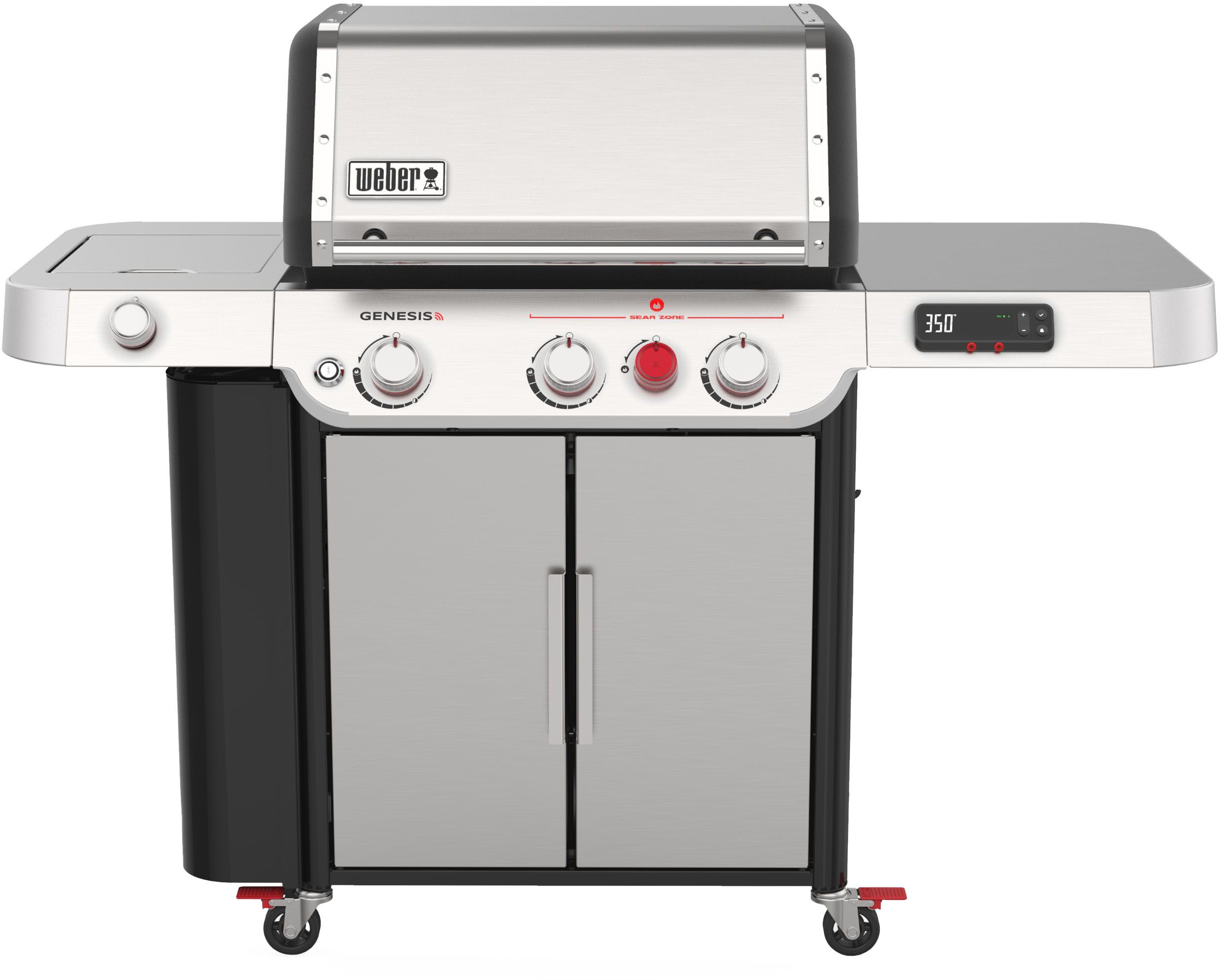 Weber Genesis Gas Grill SX-335 Propane Gas Grill Stainless Steel 35600001 - Best Buy | Best Buy U.S.