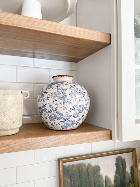 Kitchen shelf styling, vase, Amazon home decor 

#LTKfindsunder50 #LTKstyletip #LTKhome