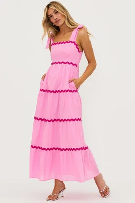 Charlotte Dress Sweet Berry Wave Pink | Beach Riot