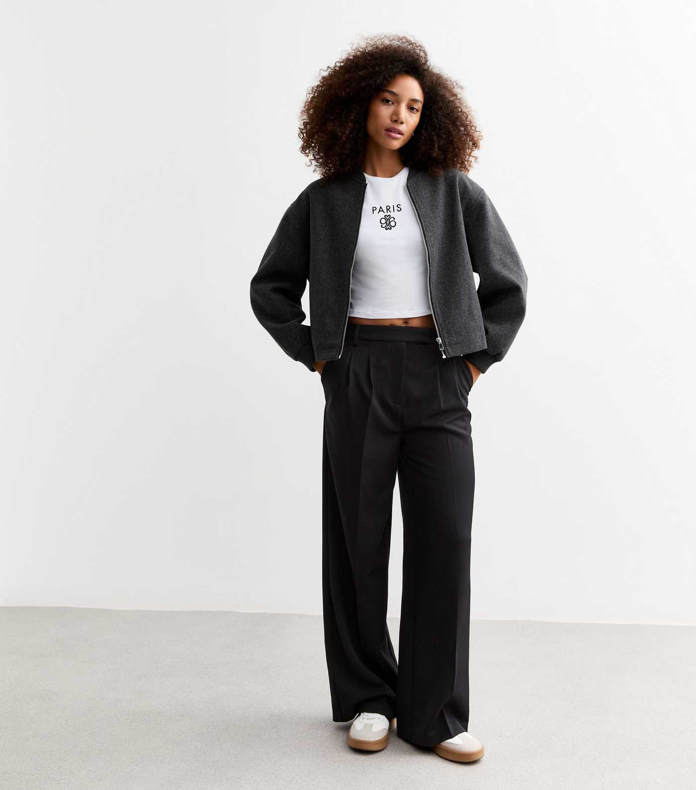 Black Wide Leg Trousers | New Look | New Look (UK)