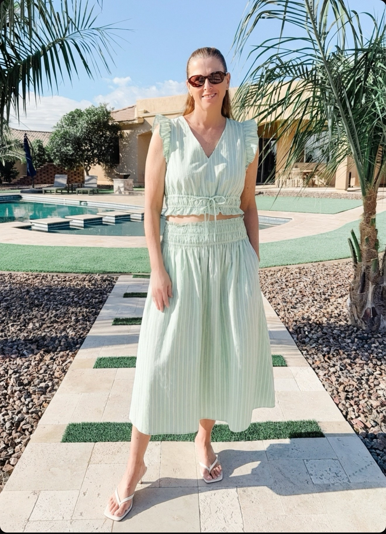 Cute Spring 2 piece set 

Linen set
2 piece set
Spring outfit
Cruise outfit


#LTKgrwm #LTKOver40 #LTKootd