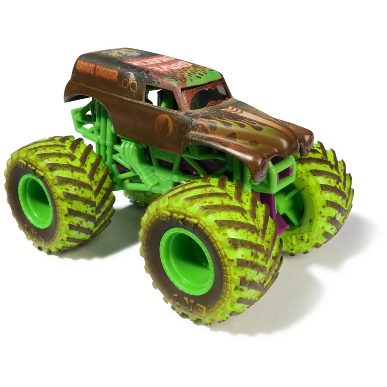 Monster Jam Mud Blasters Grave Digger Color Change Monster Jam Truck 1:64 Die Cast Vehicle | Walmart (US)