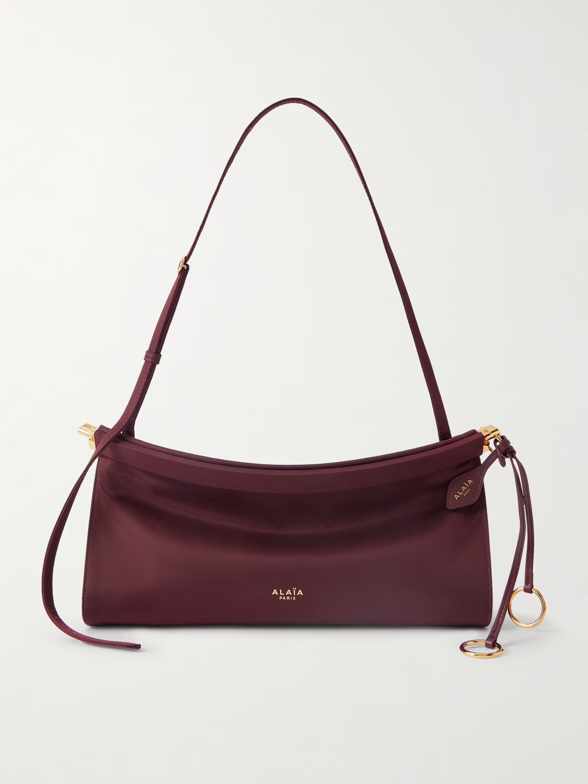 Le Click E/W medium satin-twill shoulder bag | NET-A-PORTER (US)