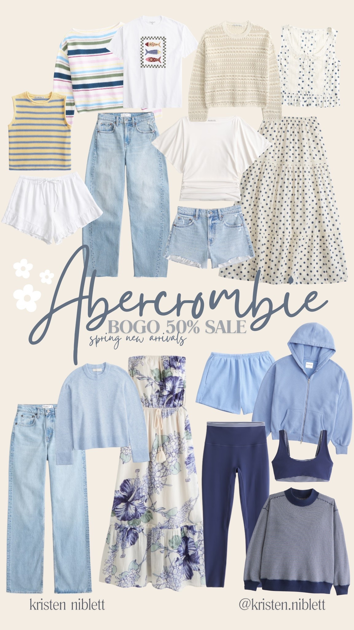 Abercrombie NEW SPRING ARRIVALS! BOGO 50% off sale!! 🙌🏼
These are the cutest new arrivals, perfect to mix and match for the perfect Spring and Summer wardrobe! 

#LTKootd #LTKSeasonal #LTKPetite