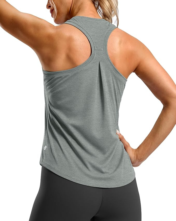 G Gradual Women's Workout Tank Tops Racerback Athletic Yoga Tops Loose Fit Sleeveless Running Gym... | Amazon (US)