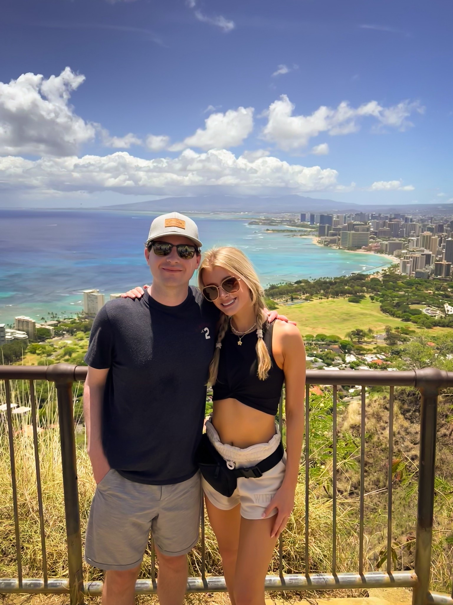 Hawaii honeymoon hike day at Diamond Head trail. Wearing my wifey shorts again. ☺️

#LTKSeasonal #LTKWedding #LTKSummerEdit