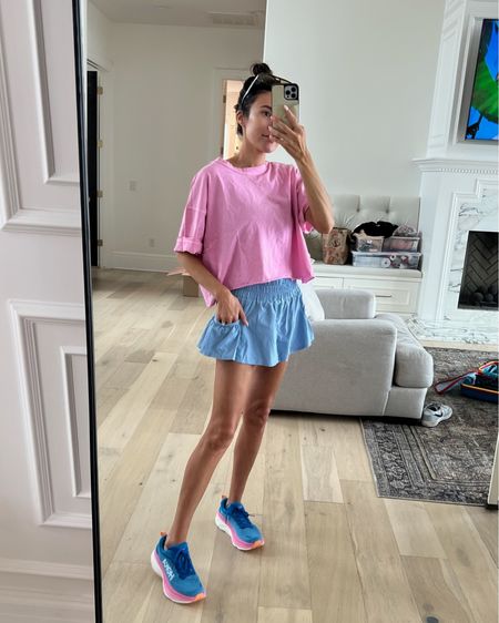 Casual Saturday OOTD 💖 I’m living in all the bright colored athleisure these days! 

Spring style; athleisure style; mom style; school drop off outfit; free people movement; Hoka sneakers; workout look; gym outfit; Christine Andrew 

#LTKfit #LTKshoecrush #LTKstyletip