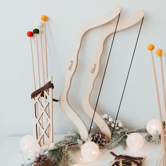 Personalized Bow With Arrows and Quiver Wooden Hunting | Etsy | Etsy (US)