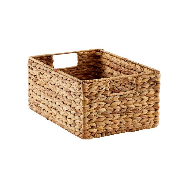 Water Hyacinth Storage Bins with Handles | The Container Store