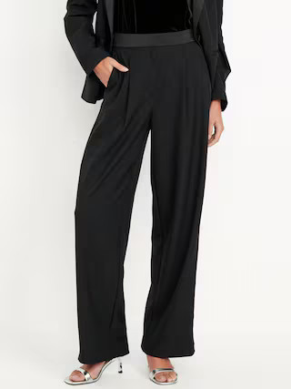 Extra High-Waisted Tuxedo Wide-Leg Pants | Old Navy (US)