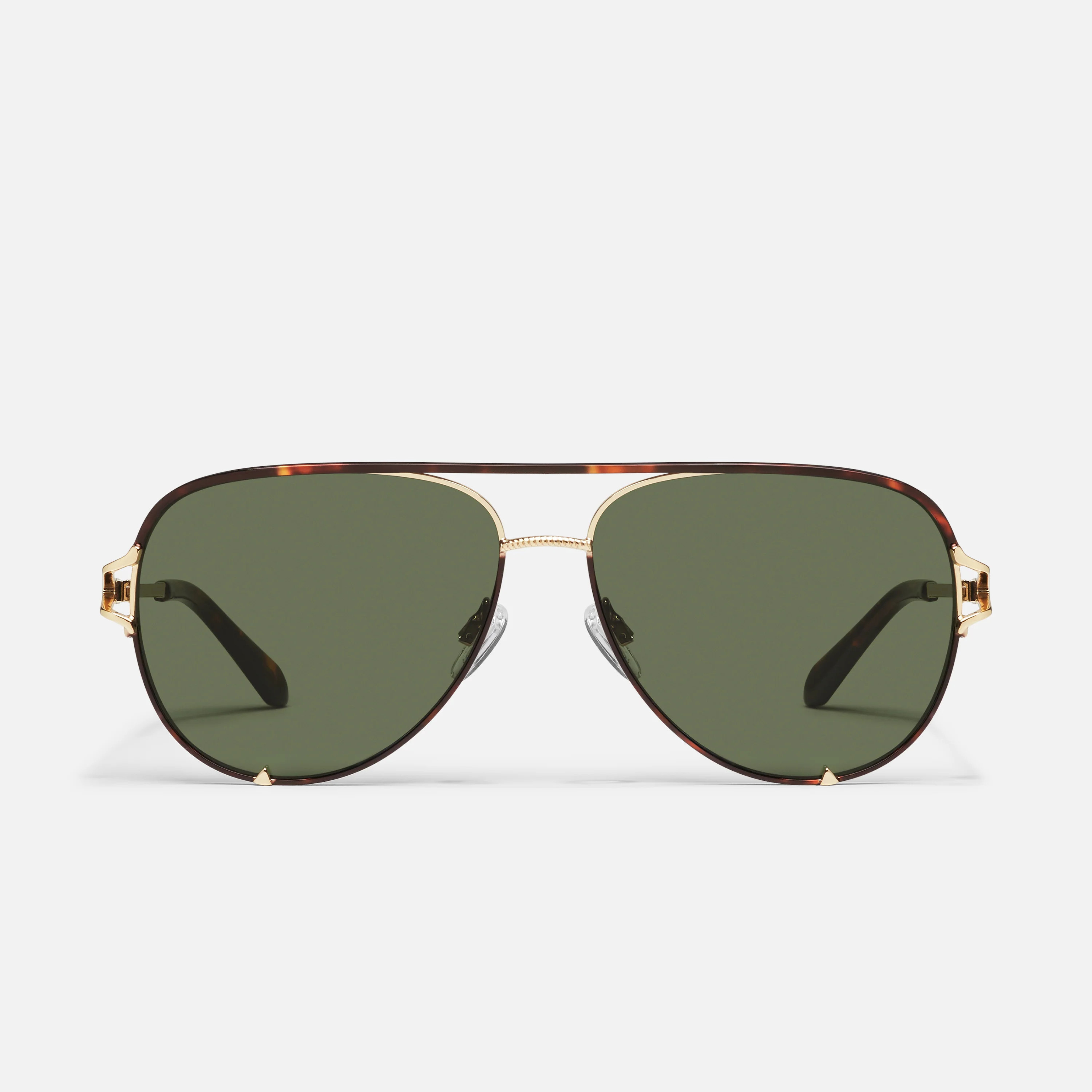 HIGH KEY TWIST - DARK TORT/GREEN | Quay Australia