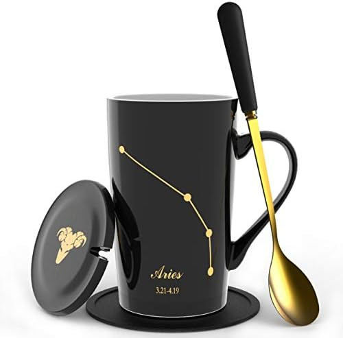 Fullcci-15oz Birthday Gift Creative Constellation Gemini Coffee Mug Set Capacity Upgrade Tea Cup ... | Amazon (US)