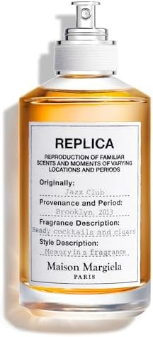 Maison Margiela - Replica - Jazz Club Eau de Toilette - Warm & Spicy Scent - With Vanilla, Rum Ac... | Amazon (US)