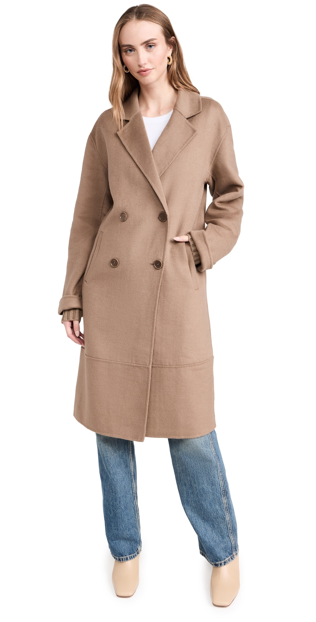 Splendid Splendid x Cella Jane Wool Coat Toast XL | Shopbop