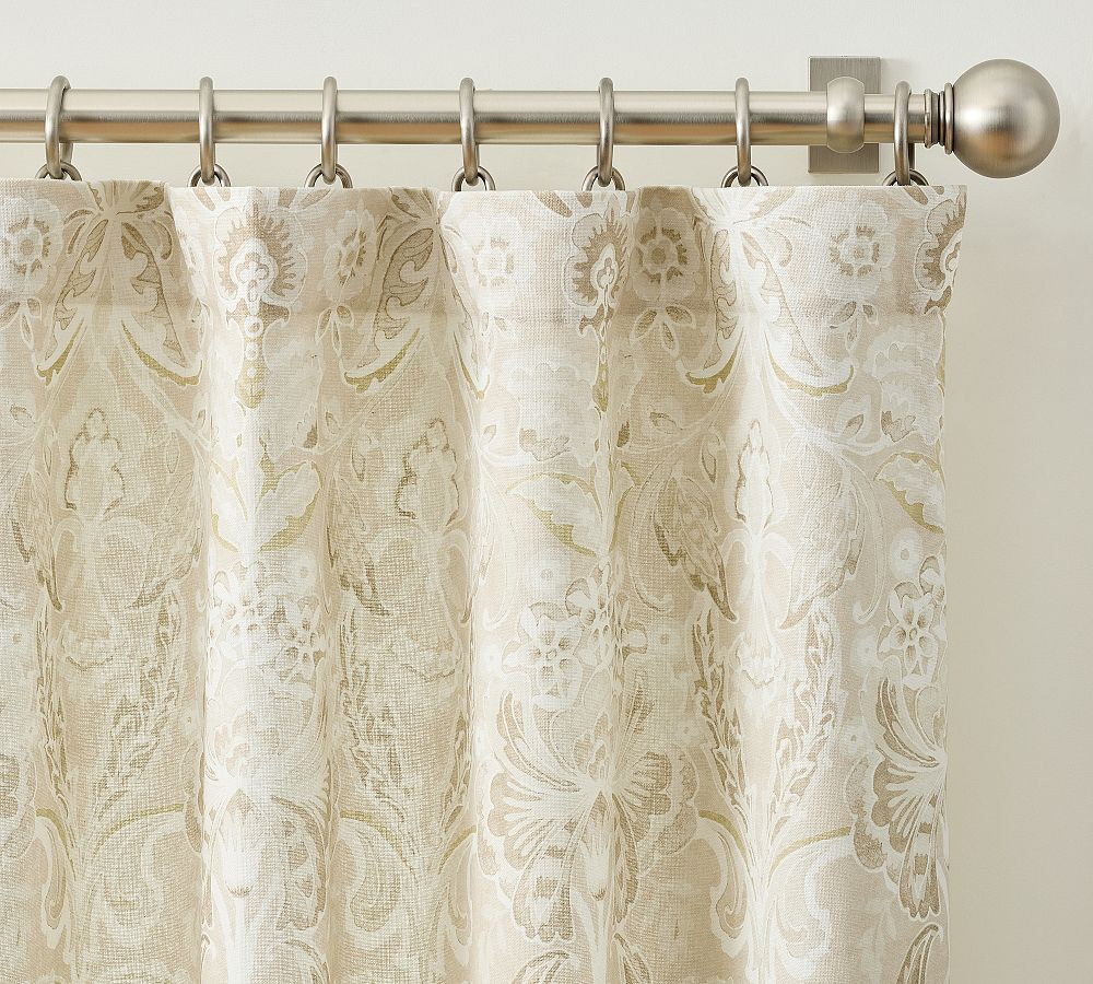 Golden Haze Printed Curtain | Pottery Barn (US)