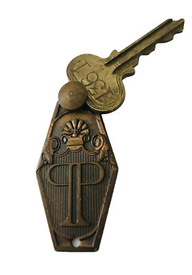 Antique Plaza New York Hotel Key & Fob #1361 Brass Ornate NY Historic Rare USA | eBay US