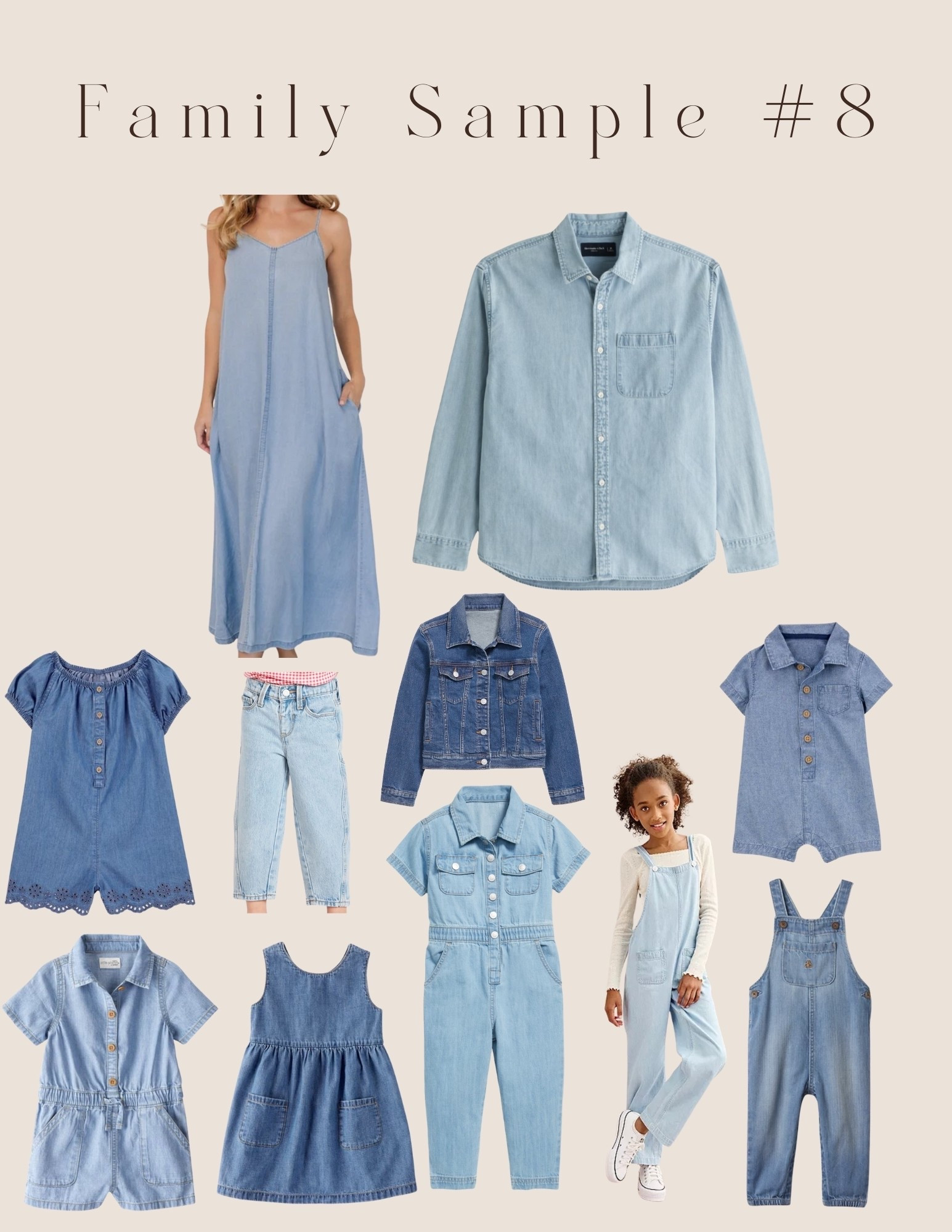 Would you do an all denim look with your family?? Denim is totally in and I think mixing and matching different shades, and maybe throwing in a little bit of white here and there, would be such a cute look for Spring Photos this year!

My name is Rachel and I’m a family photographer for Rachel Marie Photography! I love helping families decide what to wear for their family photos and decided to start sharing it on here too! Follow along for more outfit inspiration!



#LTKStyleTip #LTKKids #LTKFamily