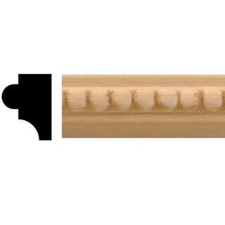 3/8 in. x 1/2 in. x 4 ft. Basswood Panel Moulding | The Home Depot