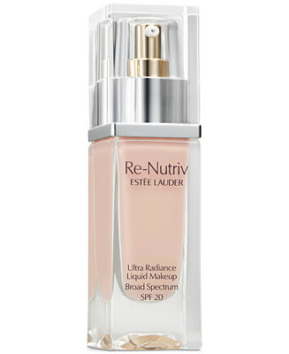 Estée Lauder Re-Nutriv Ultra Radiance Liquid Foundation SPF 20 - Macy's | Macy's